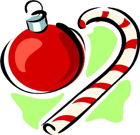 christmas candy cane ornament