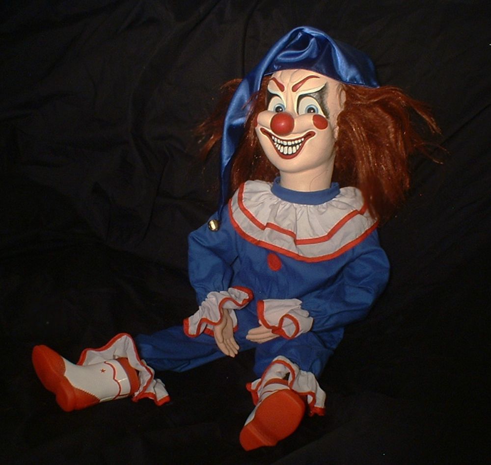 evil clown doll