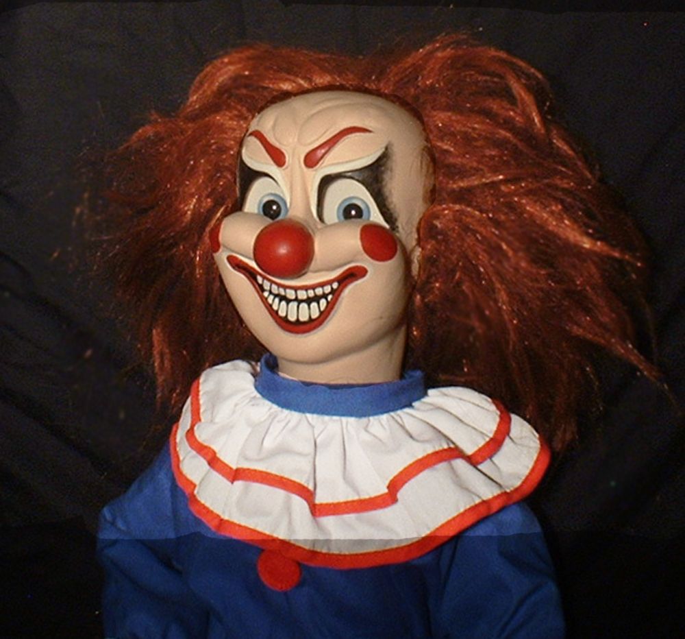 evil clown doll