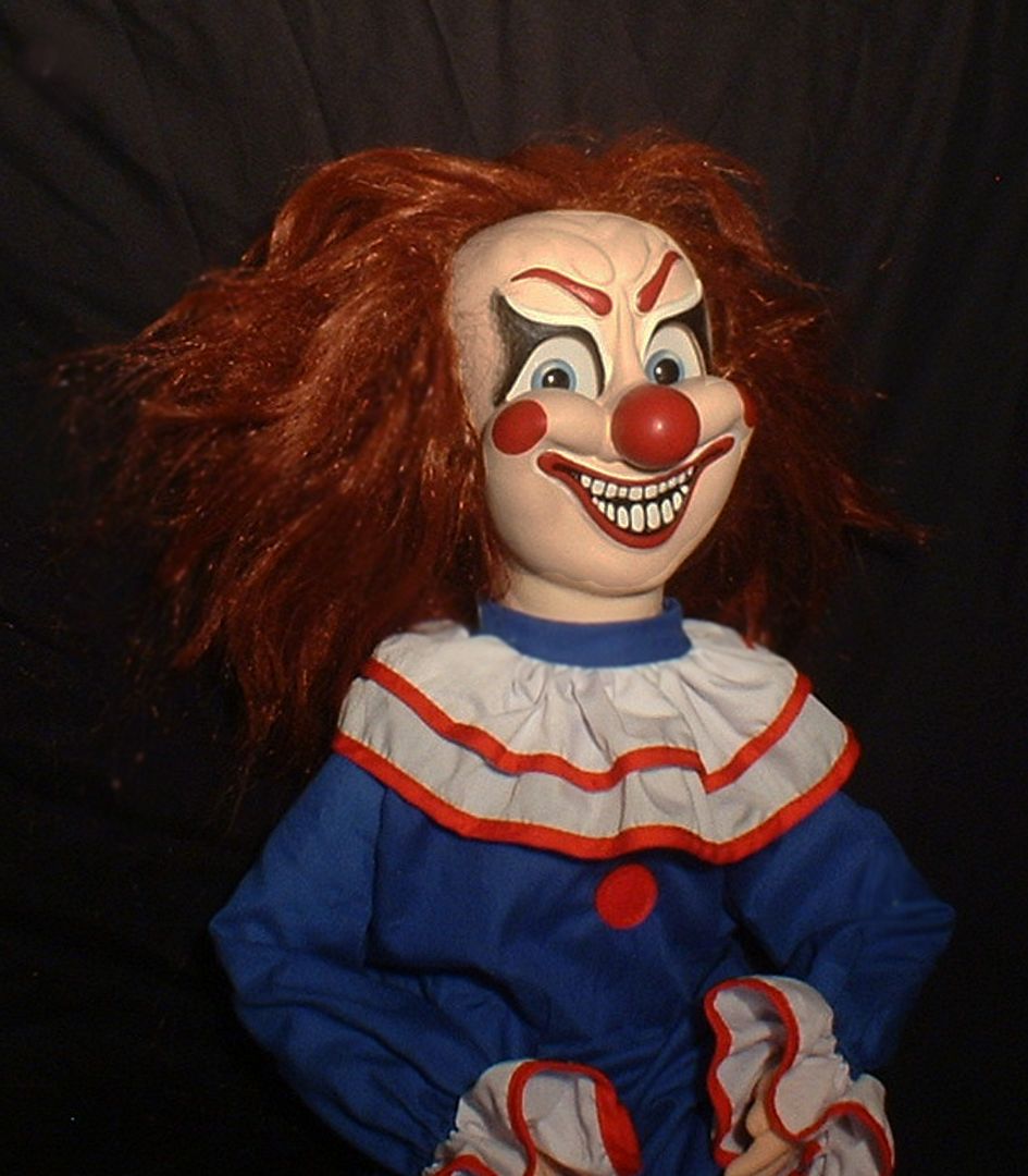 evil clown doll