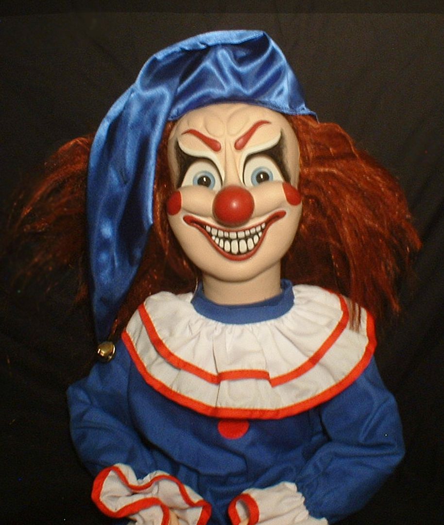 evil clown doll