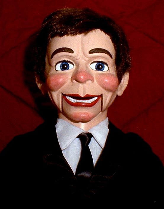 HAUNTED Ventriloquist doll "EYES FOLLOW YOU" dummy puppet magic Fats