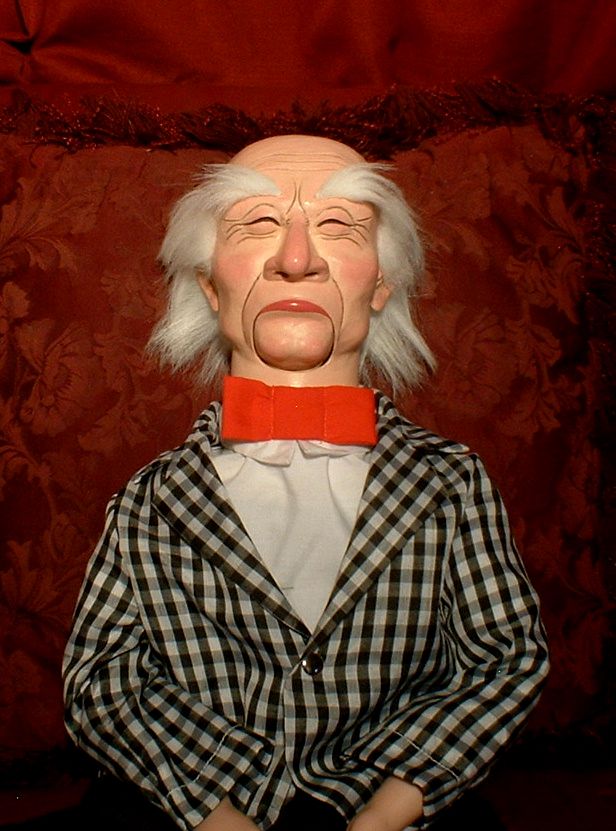 SemiPro Ventriloquist Old Man Dummy puppet doll figure eBay