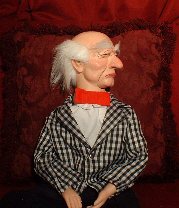 SemiPro Ventriloquist Old Man Dummy puppet doll figure