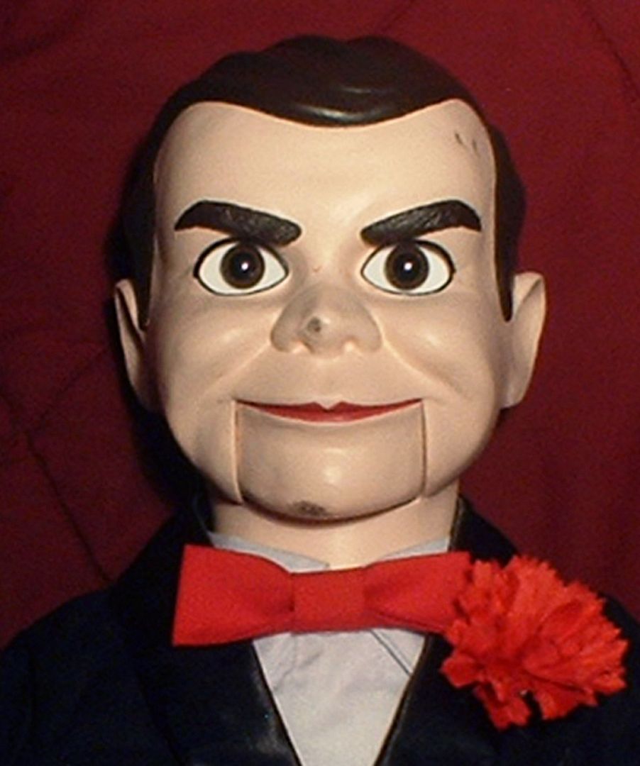 HAUNTED Ventriloquist doll "EYES FOLLOW YOU" Creepy Slappy dummy puppet