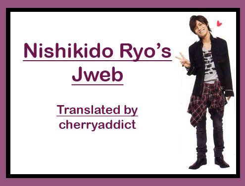 Nishikido Ryo's Jweb,