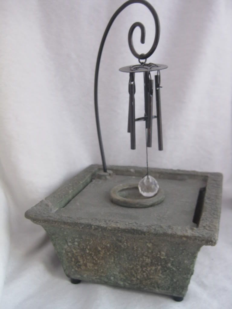 Avon Water Indoor Little ZEN Fountain Display with Chimes & Crystal