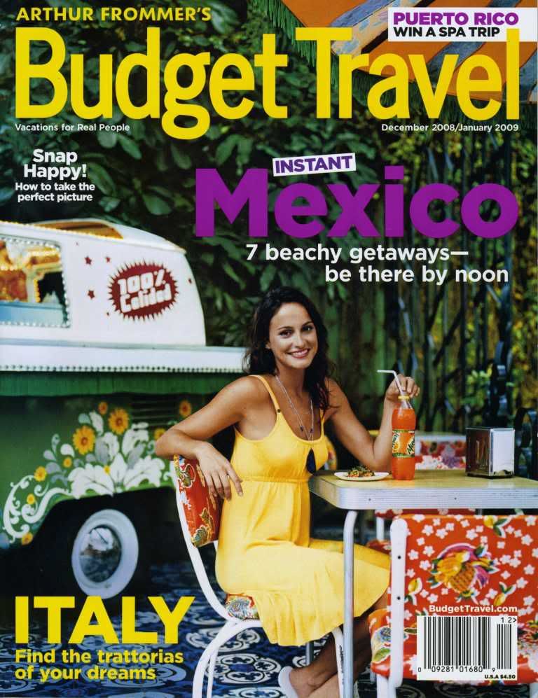 Budget Travel December/January Issue Cover!!