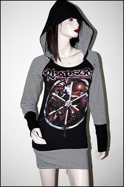Rhapsody-Metal-Punk-Rock-DIY-Funky-Tunic-Hoodie-Top