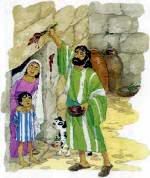 Εβραίος βάφει την πόρτα του σπιτιού του