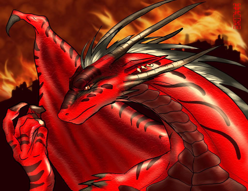 Dragon_Wallpaper.jpg red dragon image by randomdeatheater
