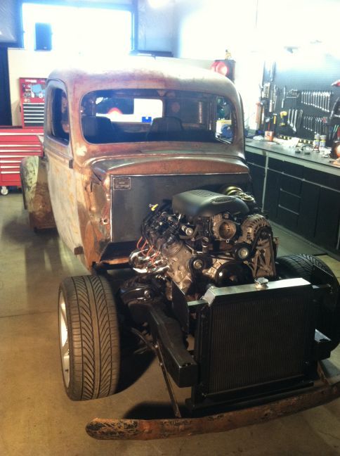 1946 Ford Truck over S10 Frame. - Page 5 - Undead Sleds / Rat Rods Rule