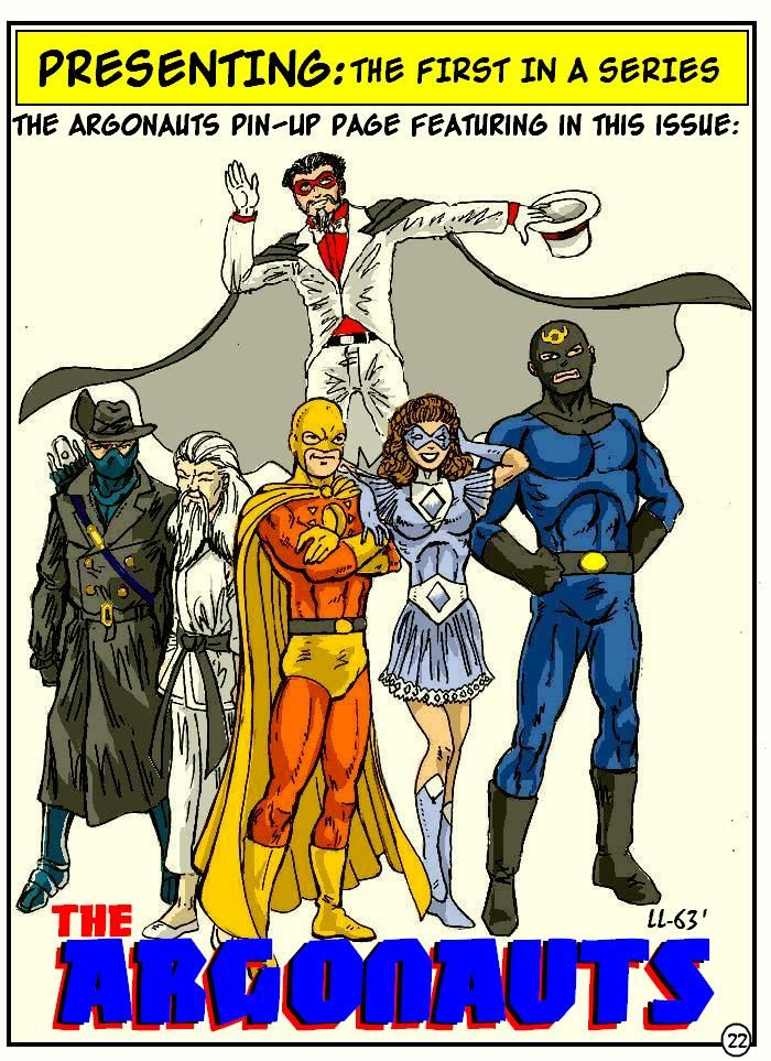 Argonauts Pin-Up from Issue #1