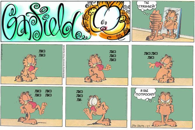 Garfield Гарфилд 27.01.02