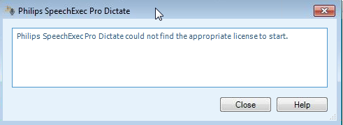 How to Fix Philips SpeechExec Pro Could Not Find the Appropriate License to Start