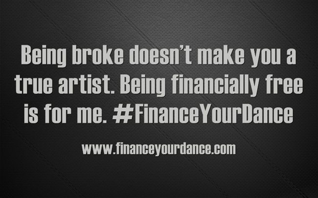 Finance Your Dance Affirmation