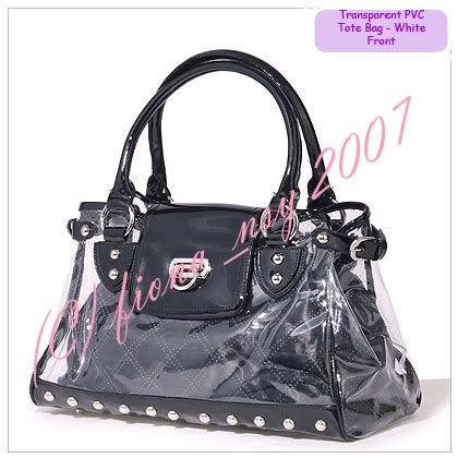 Bag - Black Transparent Tote Bag (1) $16 Pictures, Images and Photos