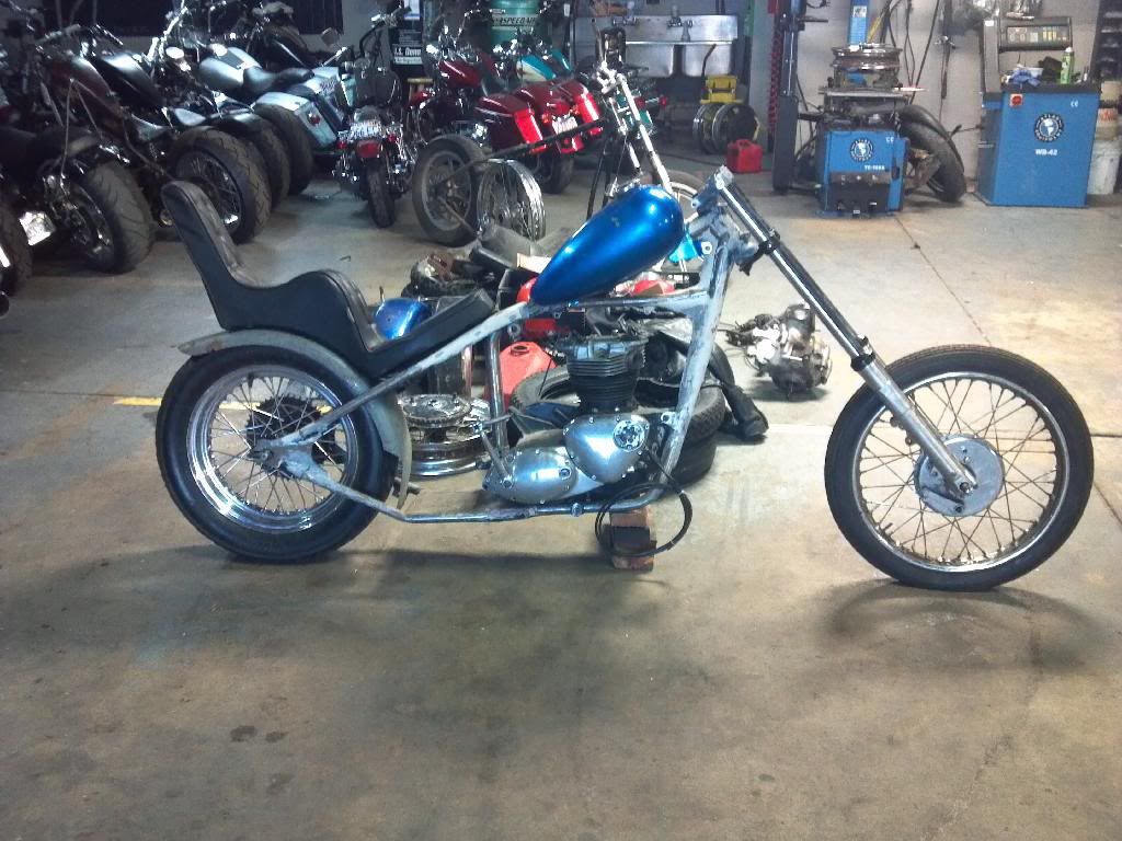 triumph chopper parts