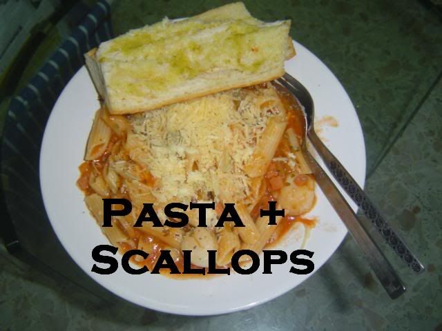 Scallop Pasta.