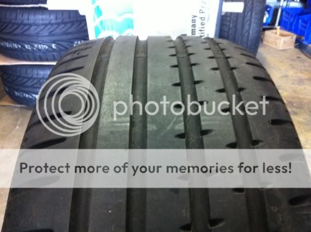 18 USED TIRE 255 40 18 CONTINENTAL SPORT CONTACT 2 70%  