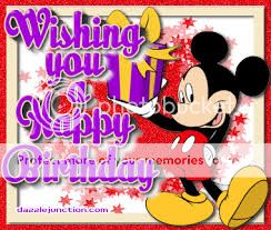 Mickey Mouse Wishing You A Happy Birthday Gif Photo by ktandbo ...