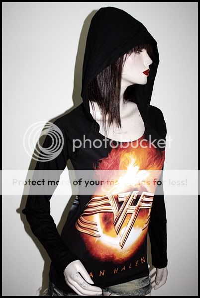 VanHalen VH Metal Rock DIY Light Weight Hoodie Top  