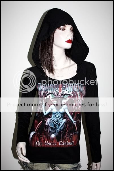 Dimmu Borgir Punk Rock DIY Light Weight Hoodie Top  