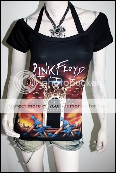 Pink Floyd Hammers DIY Women Short SLV Tee Top Shirt  