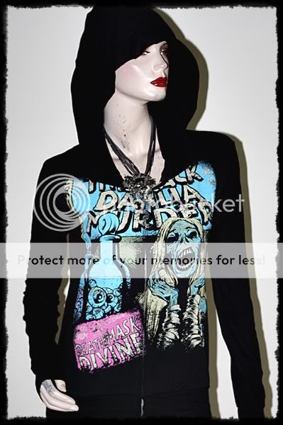 The Black Dahlia Murder Rock DIY Slim Fit Hoodie Top  