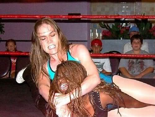 Violet Flame, women wrestling