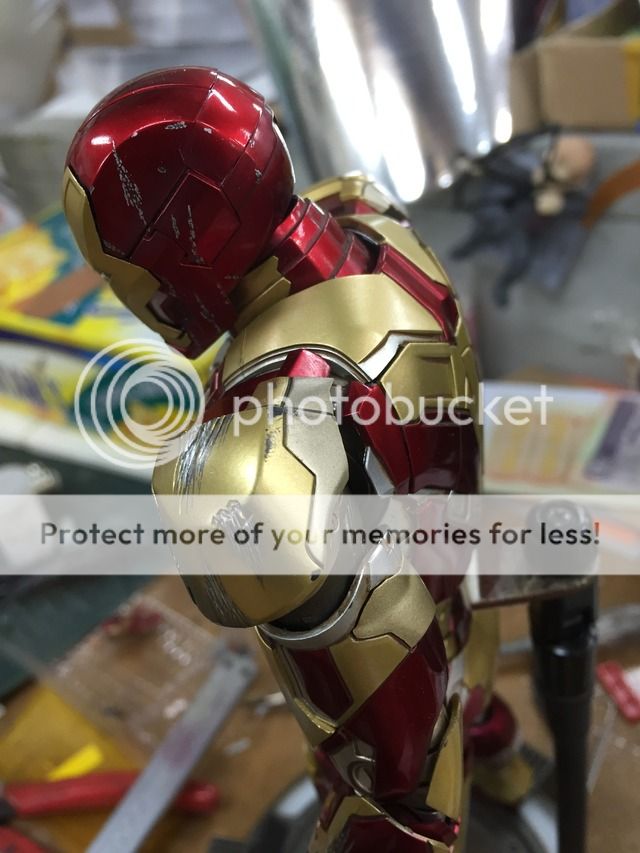 king arts iron man mark 42平民报告(p.3 9/14断手维修教学)