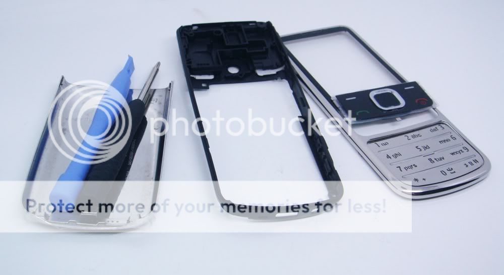 Full Housing cover for Nokia 6700 Silver+keypads+tool  